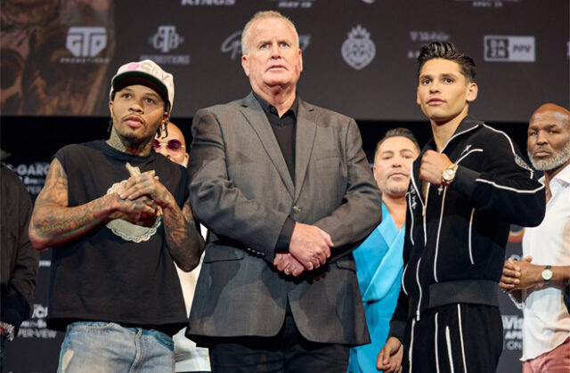 Gervonta Davis sent Ryan Garcia an ominous warning ahead of Saturday's fight in Las Vegas Photo Credit: Esther Lin/SHOWTIME