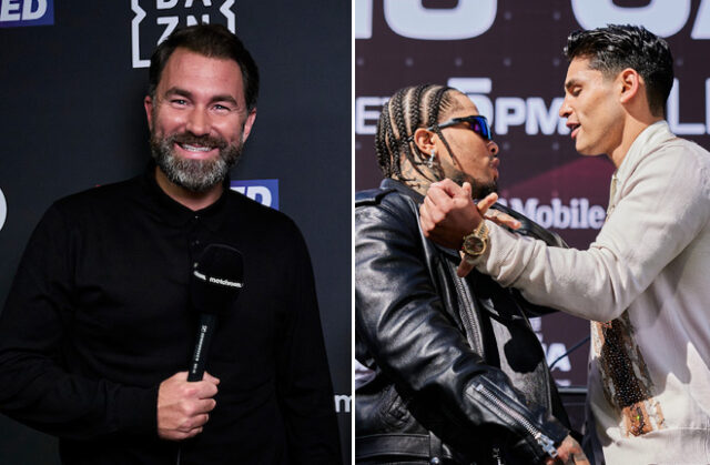 Eddie Hearn has backed Ryan Garcia to stop Gervonta Davis Photo Credit: Mark Robinson/Matchroom Boxing/Esther Lin/SHOWTIME