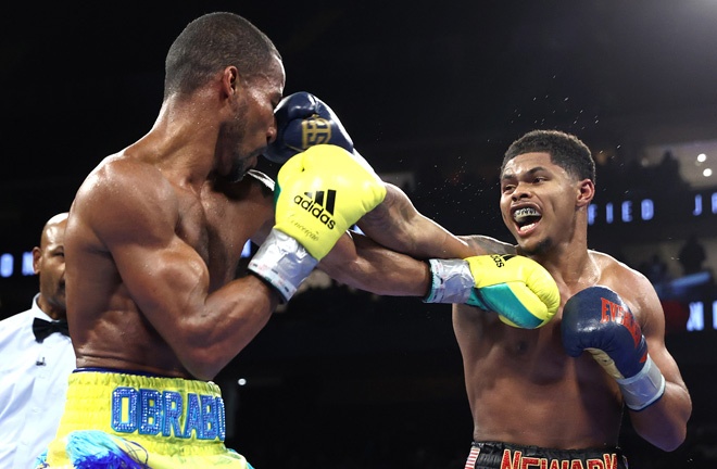 Stevenson moved up in weight after beating Conceicao in September Photo Credit: Mikey Williams / Top Rank via Getty Images