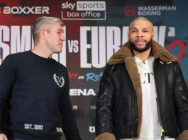 Liam Smith faces Chris Eubank Jr in a rematch on June 17 in Manchester Photo Credit: BOXXER / Lawrence Lustig