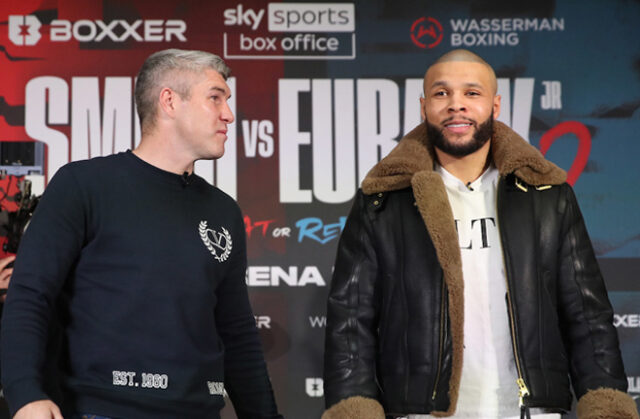 Liam Smith faces Chris Eubank Jr in a rematch on June 17 in Manchester Photo Credit: BOXXER / Lawrence Lustig