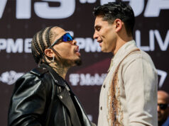 Gervonta Davis faces Ryan Garcia in a huge lightweight clash in Las Vegas on Saturday Photo Credit: Esther Lin/SHOWTIME