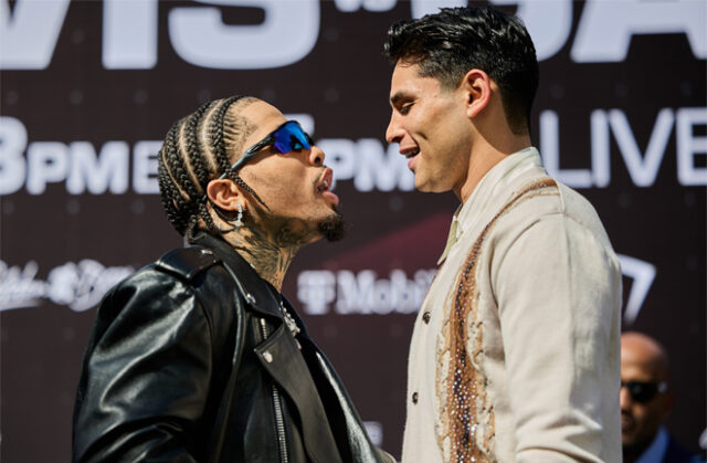 Gervonta Davis faces Ryan Garcia in a huge lightweight clash in Las Vegas on Saturday Photo Credit: Esther Lin/SHOWTIME