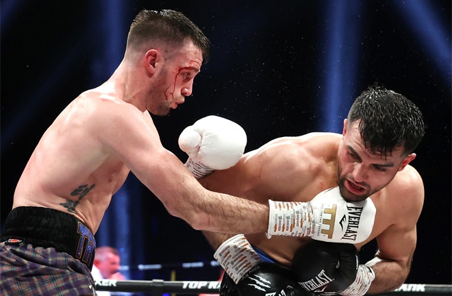 Taylor scored a controversial split decision win over Catterall last February Photo Credit: Mikey Williams / Top Rank via Getty Images