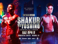 Shakur Stevenson takes on Shuichiro Yoshino in Newark on Saturday, live on Sky Sports Photo Credit: Top Rank Boxing