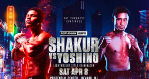 Shakur Stevenson takes on Shuichiro Yoshino in Newark on Saturday, live on Sky Sports Photo Credit: Top Rank Boxing