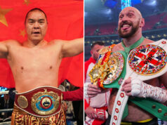 Zhilei Zhang believes he can stop Tyson Fury if they fight Photo Credit: Queensberry Promotions
