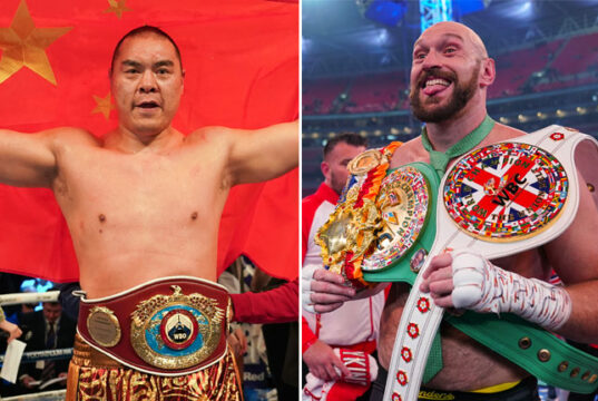 Zhilei Zhang believes he can stop Tyson Fury if they fight Photo Credit: Queensberry Promotions