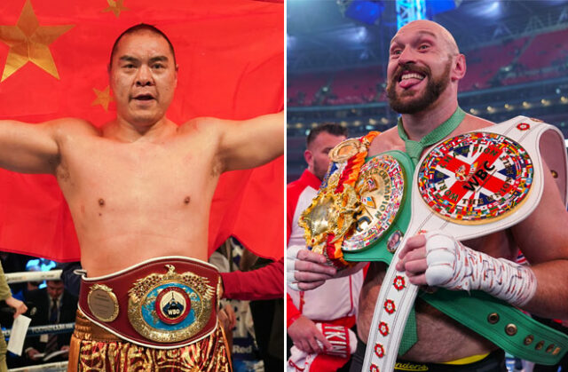 Zhilei Zhang believes he can stop Tyson Fury if they fight Photo Credit: Queensberry Promotions