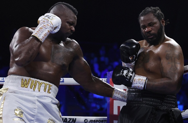 Whyte has been out the ring since beating Franklin Photo Credit: Mark Robinson/Matchroom Boxing