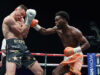 Joshua Buatsi beat Pawel Stepien by Unanimous Decision in Birmingham last night at the Resorts World Arena. Photo Credit: Boxxer / Lawrence Lustig