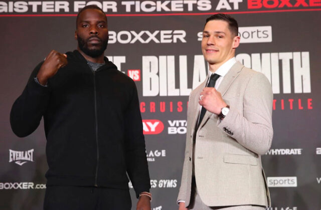 Lawrence Okolie defends his WBO cruiserweight world title against Chris Billam-Smith at the Vitality Stadium in Bournemouth on Saturday Photo Credit: Lawrence Lustig/BOXXER