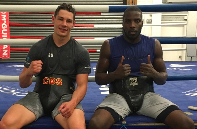Okolie and Billam-Smith previously shared the same gym Photo Credit: @chrisbillam Instagram