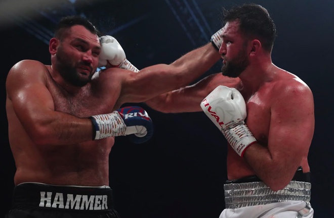 Fury retired Hammer after five rounds in his last fight in October 2021 Photo Credit: Lawrence Lustig/BOXXER