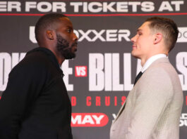 Chris Billam-Smith says he is looking to stop Lawrence Okolie in their world cruiserweight title battle on Saturday Photo Credit: Lawrence Lustig/BOXXER