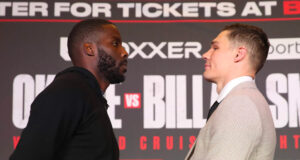 Chris Billam-Smith says he is looking to stop Lawrence Okolie in their world cruiserweight title battle on Saturday Photo Credit: Lawrence Lustig/BOXXER