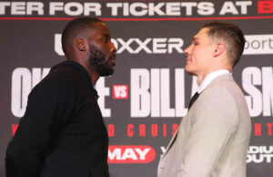 Chris Billam-Smith says he is looking to stop Lawrence Okolie in their world cruiserweight title battle on Saturday Photo Credit: Lawrence Lustig/BOXXER