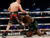 Chris Billam-Smith dropped Lawrence Okolie three times along the way to becoming the new WBA Cruiserweight Champion. Photo Credit: LAWRENCE LUSTIG/BOXXER