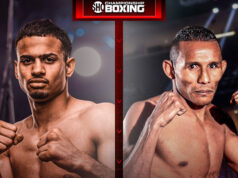 Rolando Romero takes on Ismael Barroso for the vacant WBA super lightweight world title in Las Vegas on Saturday Photo Credit: SHOWTIME Boxing