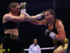 Chantelle Cameron defeated Katie Taylor by majority decision to retain her undisputed WBA, WBC, IBF & WBO super-lightweight world titles. Photo Credit: Matchroom Boxing