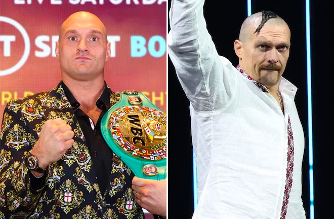 Fury and Usyk could meet in December in Saudi Arabia Photo Credit: Mikey Williams/Top Rank via Getty Images/Mark Robinson Matchroom Boxing