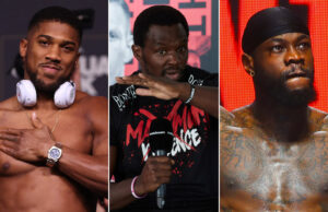Dillian Whyte believes Anthony Joshua is unwilling to risk a lucrative payday with Deontay Wilder by fighting him first Photo Credit: Mark Robinson/Eddie Keogh/Matchroom Boxing/Mikey Williams/Top Rank