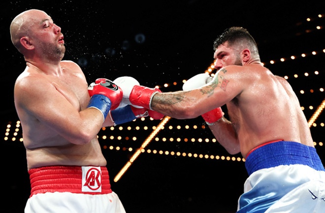 Kownacki's career was in ruins after the fourth defeat in a row against Cusumano.  Photo: Ed Mulholland/Matchroom