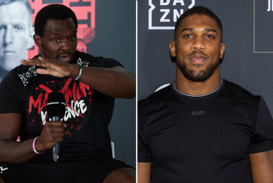 Dillian Whyte insists he has not turned down a rematch with Anthony Joshua on August 12 Photo Credit: Mark Robinson/Ian Walton/Matchroom Boxing