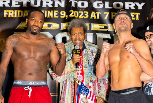 Adrien Broner says he’s coming for all the belts at 140 after his points win over Bill Hutchinson in Miami last night. Photo Credit: Fite TV