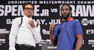 Errol Spence Jr faces Terence Crawford for the undisputed welterweight championship on July 29 in Las Vegas Photo Credit: Esther Lin/SHOWTIME