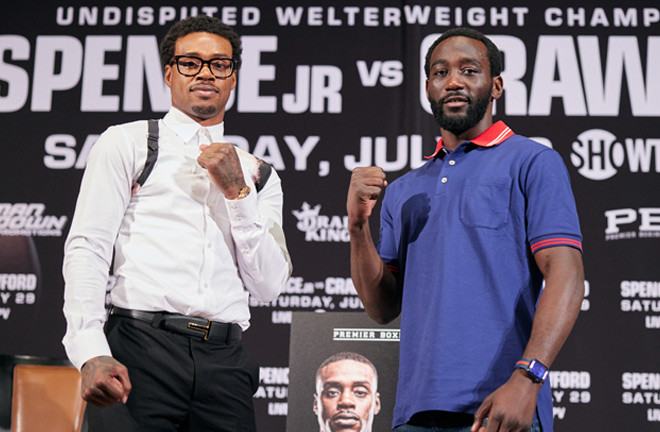 Errol Spence Jr faces Terence Crawford for the undisputed welterweight championship on July 29 in Las Vegas Photo Credit: Esther Lin/SHOWTIME