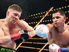 Edgar Berlanga beat Jason Quigley by unanimous decision in New York on Saturday Photo Credit: Ed Mulholland/Matchroom