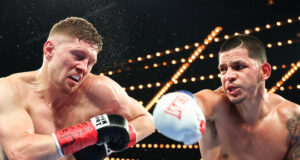 Edgar Berlanga beat Jason Quigley by unanimous decision in New York on Saturday Photo Credit: Ed Mulholland/Matchroom