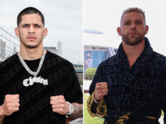 Edgar Berlanga has ignited his war of words with Billy Joe Saunders ahead of his fight against Jason Quigley on Saturday Photo Credit: Melina Pizano/Ed Mulholland/Matchroom