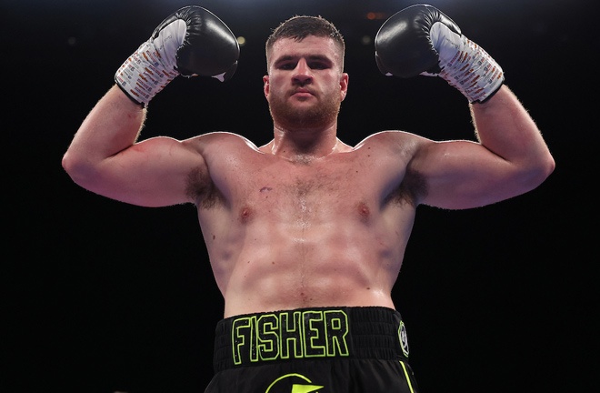 Fisher fights the first southpaw of his career Photo Credit: Mark Robinson/Matchroom Boxing