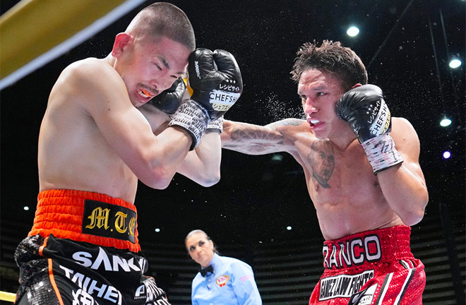 Franco and Ioka shared 12 thrilling rounds in December Photo Credit: Naoki Fukuda