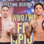 Joshua Franco defends his WBA super flyweight world title against Kazuto Ioka in Japan on Saturday Photo Credit: Naoki Fukuda