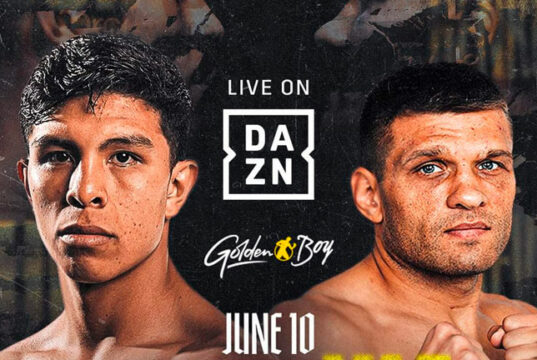 Jaime Munguia faces former three-time world title challenger Sergiy Derevyanchenko in Ontario on Saturday Photo Credit: Golden Boy