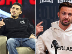 Teofimo Lopez says Josh Taylor is coming towards the end of his career ahead of their world title showdown in New York on Saturday Photo Credit: Mikey Williams/Top Rank/PA Wire