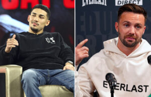 Teofimo Lopez says Josh Taylor is coming towards the end of his career ahead of their world title showdown in New York on Saturday Photo Credit: Mikey Williams/Top Rank/PA Wire