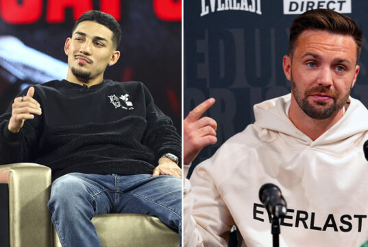 Teofimo Lopez says Josh Taylor is coming towards the end of his career ahead of their world title showdown in New York on Saturday Photo Credit: Mikey Williams/Top Rank/PA Wire