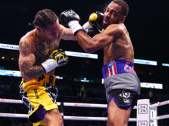 Regis Prograis defeats Danielito Zorrilla by split decision to retain his 140-pound title. Photo Credit: Matchroom Boxing (Twitter).