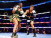 Middleweight World Champion Claressa “G.W.O.A.T.” Shields continue her domination of women’s boxing with a clear-cut 10-round unanimous decision over No. 1 rated contender Maricela Cornejo of Los Angeles. Photo Credit: Stephanie Trapp/Salita Promotions.