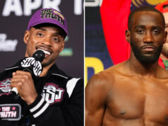 Errol Spence Jr says he wasn't going up in weight until he faced Terence Crawford Photo Credit: Ryan Hafey / Premier Boxing Champions / Tom Hogan / BLK Prime