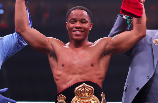 On Saturday, Floyd Schofield defeated Haskell Rhodes three times en route to a unanimous decision victory in Texas.  Photo: Chris Esqueda/Golden Boy Promotions