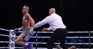 Dalton Smith's stopped Sam Maxwell with a 7th round KO to win the British Super Lightweight championship outright and claim the Commonwealth title. Photo Credit: Mark Robinson/Matchroom Boxing