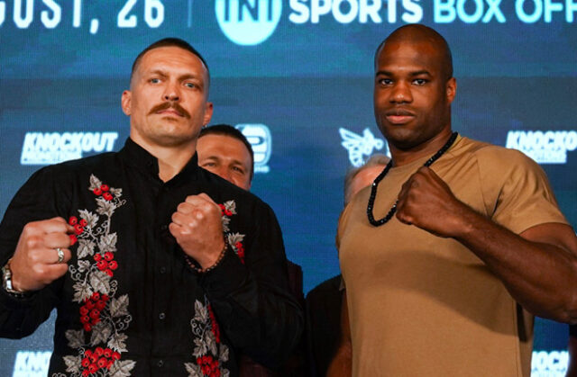 Oleksandr Usyk defends his unified heavyweight world titles against Daniel Dubois in Poland on Saturday Photo Credit: Stephen Dunkley/Queensberry Promotions Oleksandr Usyk defends his unified heavyweight world titles against Daniel Dubois in Poland on Saturday Photo Credit: Stephen Dunkley/Queensberry Promotions
