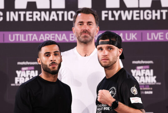 Galal Yafai faces Tommy Frank in Birmingham on Saturday, live on DAZN Photo Credit: Mark Robinson/Matchroom Boxing