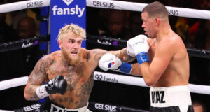 Jake Paul beats MMA veteran Nate Diaz in Dallas last night. Photo Credit: Twitter.