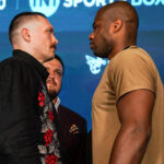 Usyk and Dubois face-to-face ahead of Saturday’s showdown Photo Credit: Stephen Dunkley/Queensberry Promotions